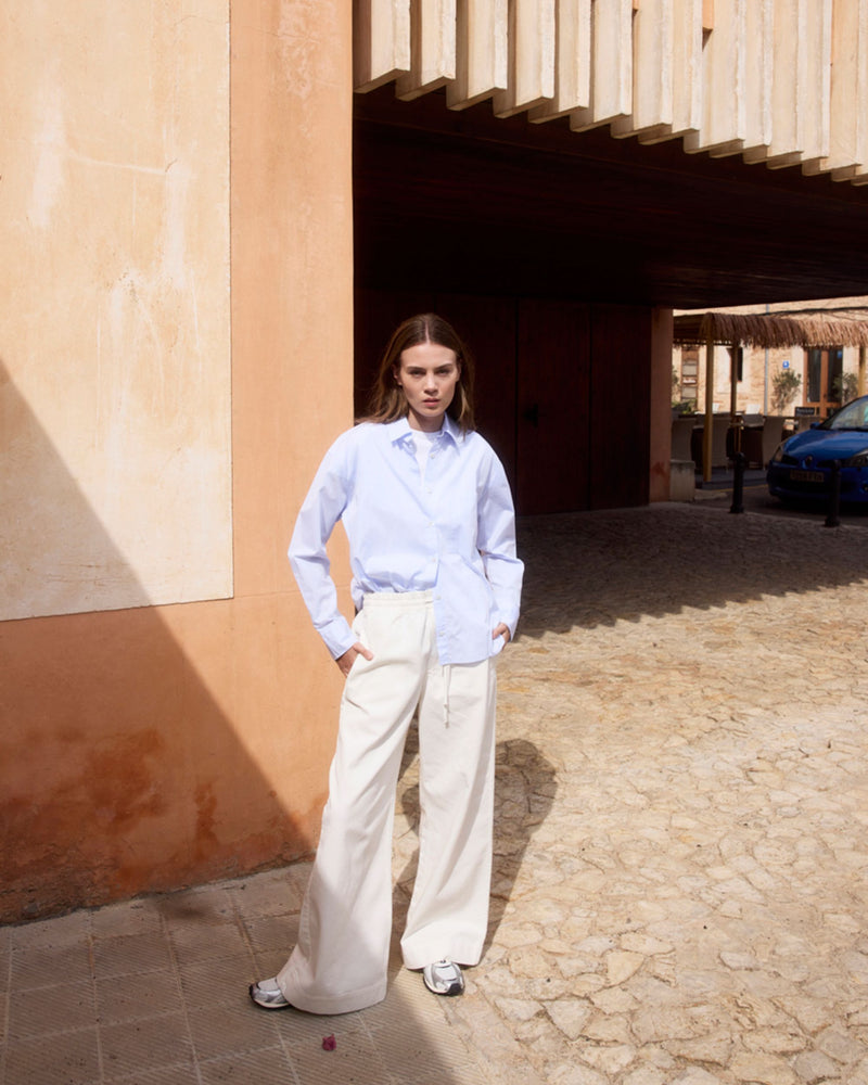 Oversized Bluse aus Organic Cotton – Lässig | Zeitlos | Made in Portugal — Ansicht 5