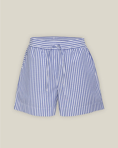 Striped Organic Cotton Shorts – Pyjama Style, adjustable waist, ethically made