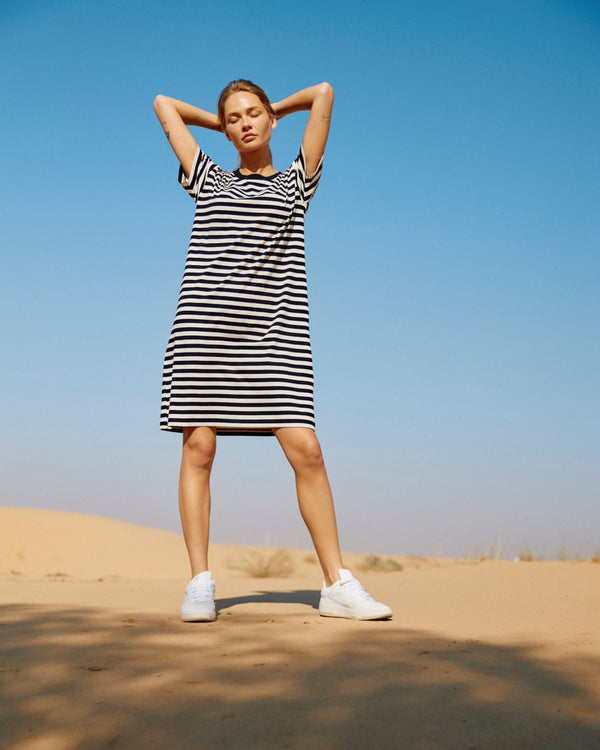 T-Shirt Dress Stripes – Organic Cotton Women | Summery