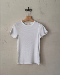 Ribbed T-Shirt Soft Stretch Organic Cotton Made in Portugal — Ansicht 4