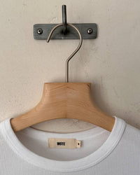 Ribbed T-Shirt Soft Stretch Organic Cotton Made in Portugal — Ansicht 6
