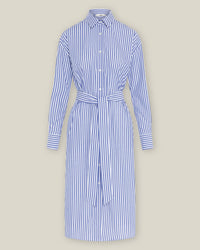 Hemdblusen Kleid lang aus Organic Cotton – Nachhaltig | Sommerlich | Made in Portugal — Ansicht 4