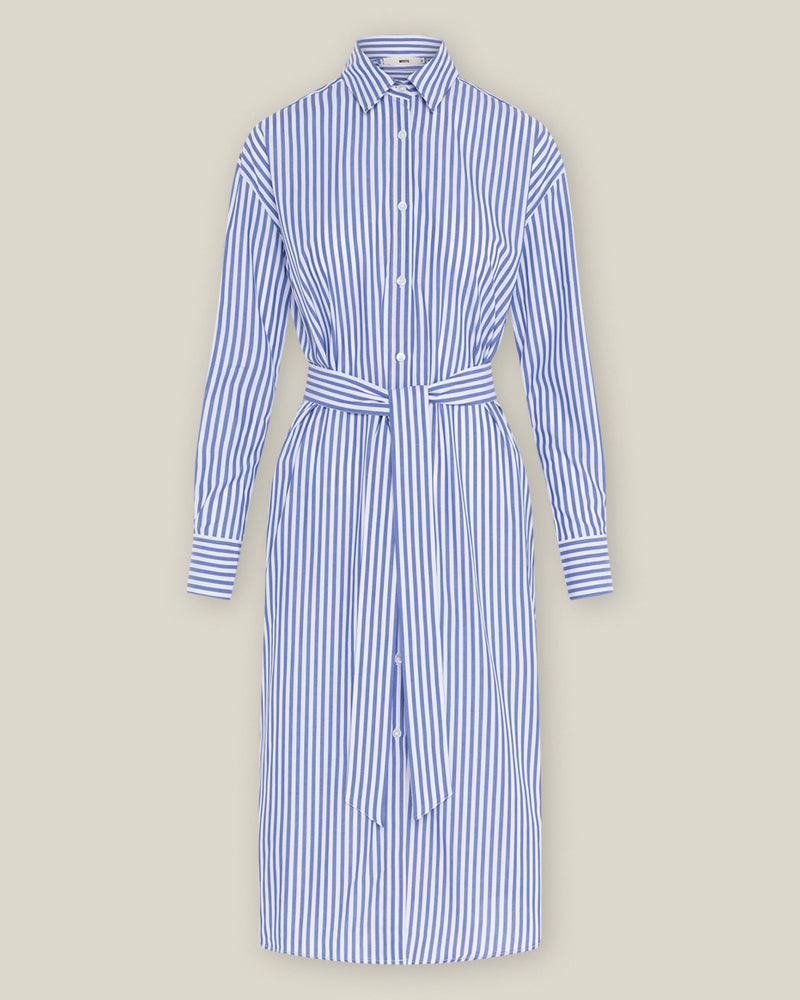 Hemdblusen Kleid lang aus Organic Cotton – Nachhaltig | Sommerlich | Made in Portugal — Ansicht 4