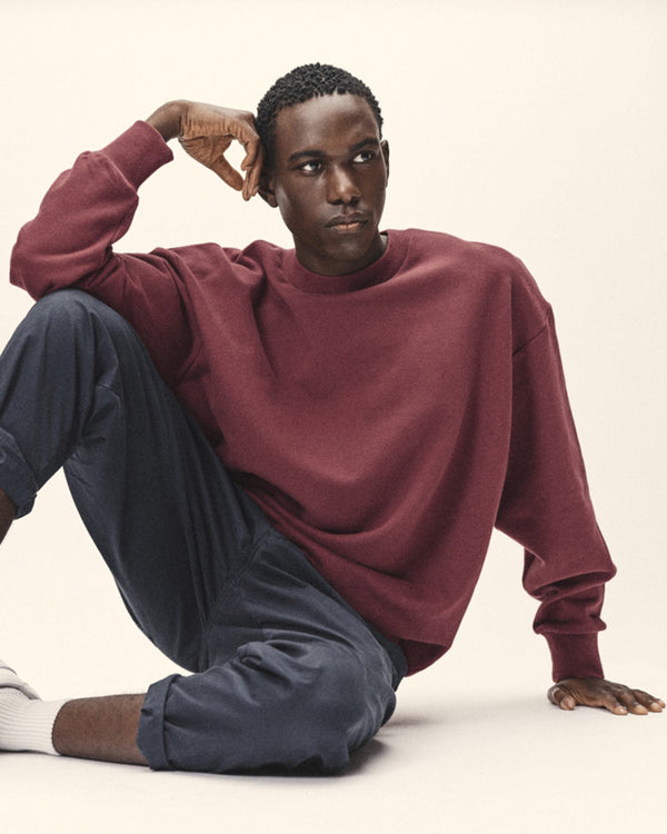 WOTE Herren Crewneck Sweatshirt Bio-Baumwolle 350g Oversized