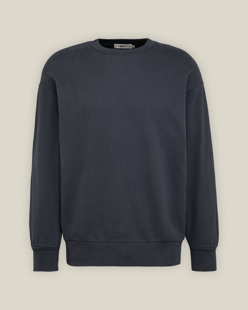 WOTE Herren Crewneck Sweatshirt Bio-Baumwolle 350g Oversized — Ansicht 9