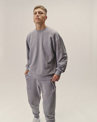 WOTE Herren Crewneck Sweatshirt Bio-Baumwolle 350g Oversized — Ansicht 4