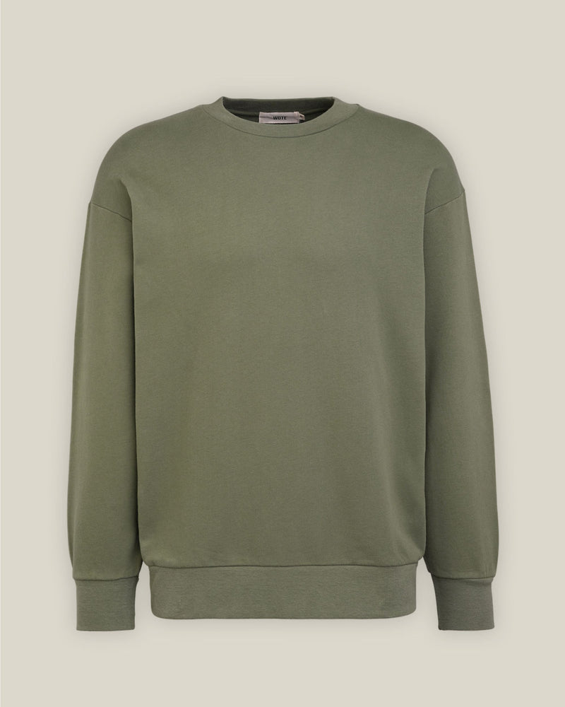 WOTE Herren Crewneck Sweatshirt Bio-Baumwolle 350g Oversized — Ansicht 12