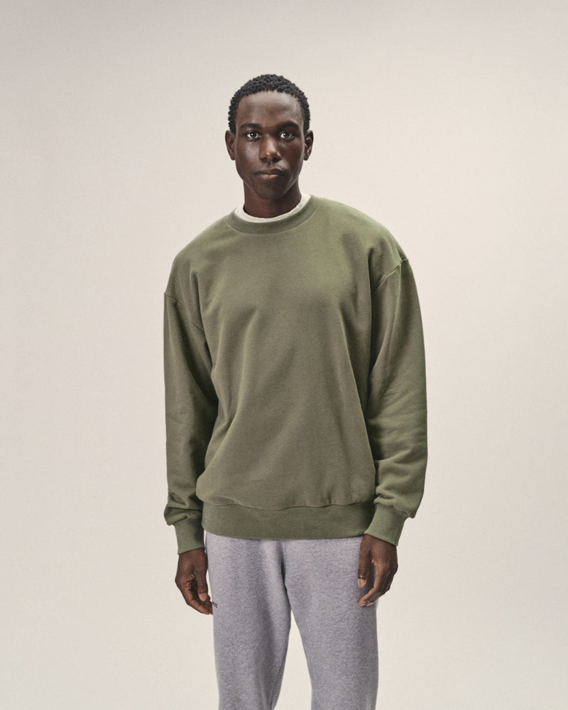 WOTE Herren Crewneck Sweatshirt Bio-Baumwolle 350g Oversized — Ansicht 10