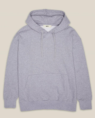 Herren Hoodie in Grau Melange im Relaxed Fit – Freisteller Frontansicht