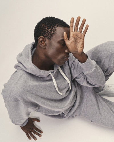 Men's Hoody Sweatshirt – 100% organic cotton, 350 gsm, fair produced in Portugal
