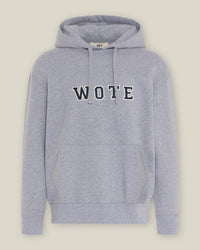 WOTE Logo Hoodie Organic Cotton Oversized College Patches — Ansicht 4