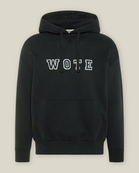 WOTE Logo Hoodie Organic Cotton Oversized College Patches — Ansicht 5