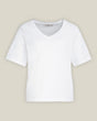 V-Neck Shirt aus Bio-Baumwolle – femininer Schnitt, minimalistisches Design