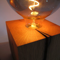 Skumring Bedside Lamp – Oak Wood | 12x12cm | handmade — Ansicht 5