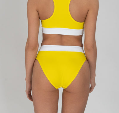 Bikini Slip High Waist ECONYL® UPF50+ Schutz Nachhaltig