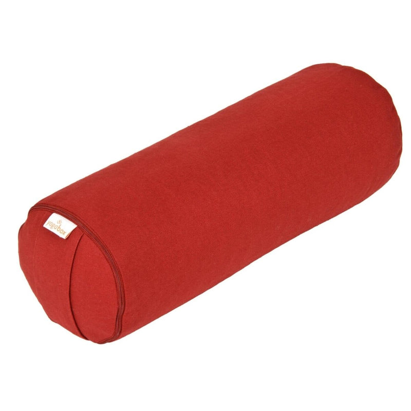 Yoga MINI BOLSTER Neck Roll BASIC – Buckwheat Hulls Cotton — YOVANA GmbH • yogabox.de