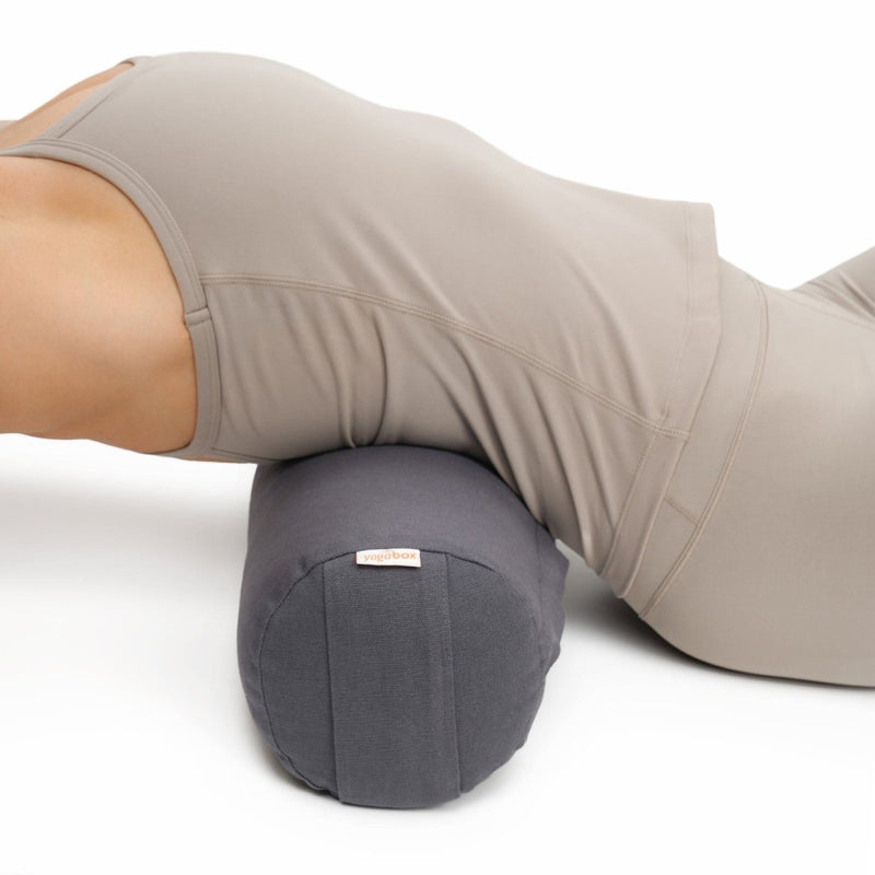 Yoga & Pilates Bolster BASIC small – 100 % Baumwolle, handgefertigt — Ansicht 17