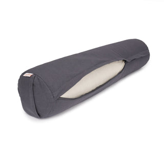 Yoga & Pilates Bolster BASIC small – 100 % Baumwolle | Handgearbeitet | Kompakt & leicht