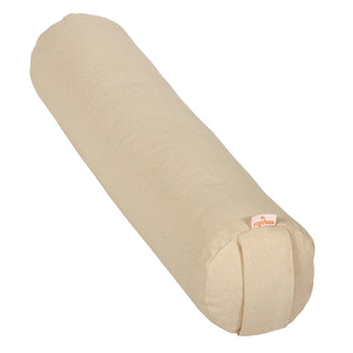 Yoga & Pilates Bolster BASIC small – 100 % Baumwolle | Handgearbeitet | Kompakt & leicht