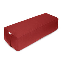 Yoga und Pilates Rechteckbolster BASIC – Buchweizenschalen, Baumwolle — Ansicht 2