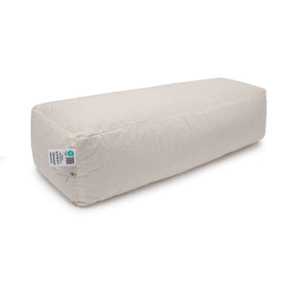Yoga & Pilates Rechteckbolster D – 100 % Baumwolle | Regional gefertigt | Ergonomisch & nachhaltig