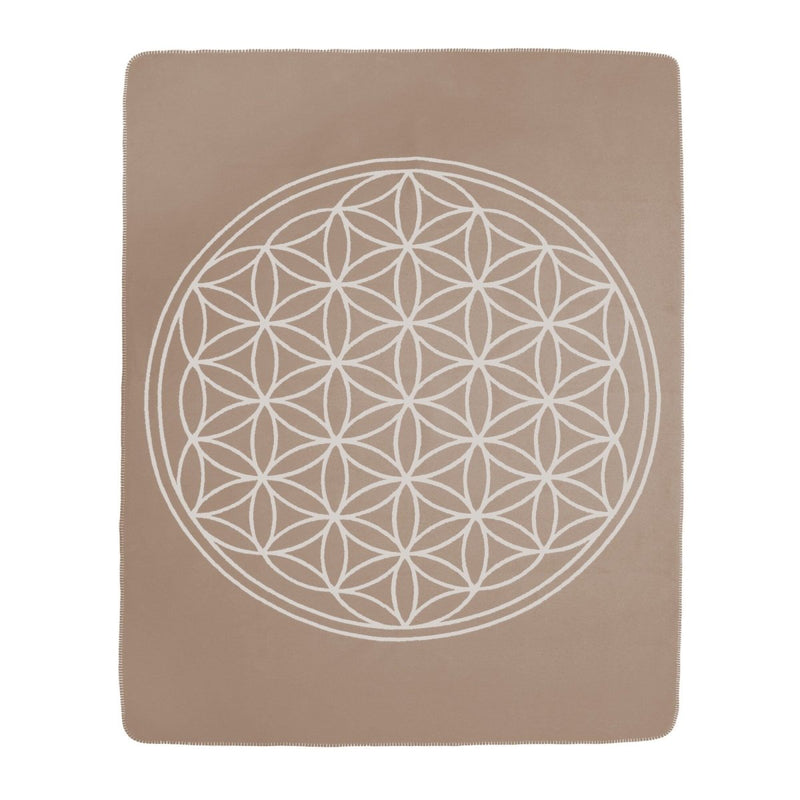 Yogadecke Blume des Lebens – 100 % Baumwolle, regional gefertigt — YOVANA GmbH • yogabox.de
