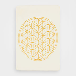 Yogadecke Blume des Lebens – 100 % Baumwolle | Regional gefertigt | Nachhaltig & vielseitig