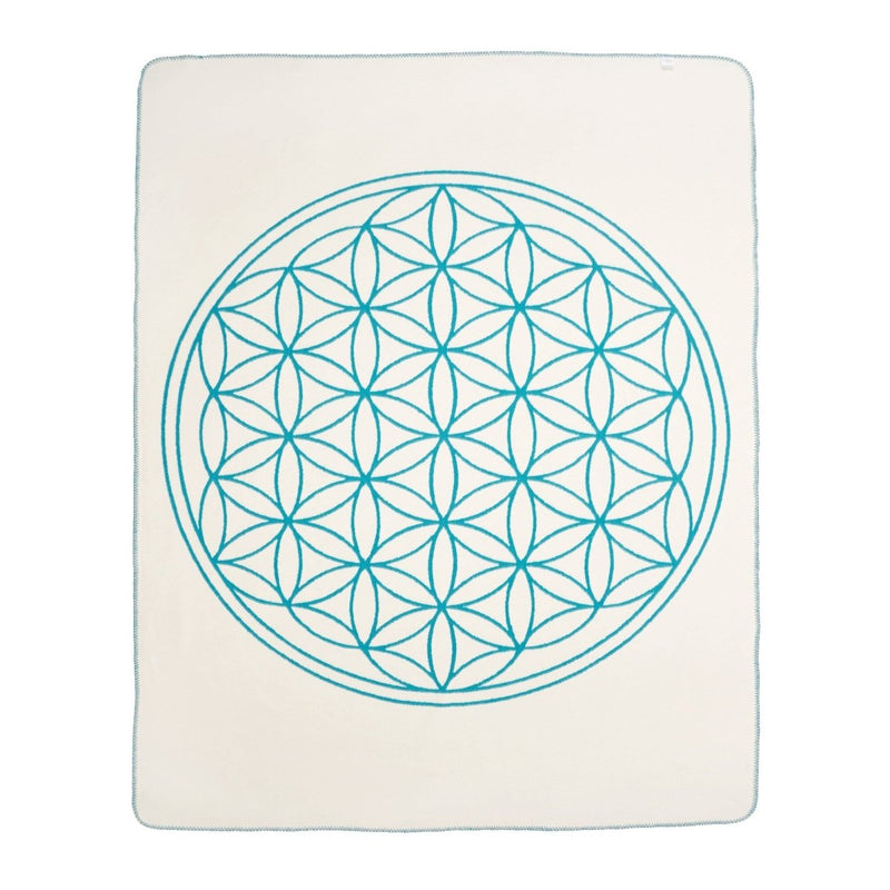 Yogadecke Blume des Lebens – 100 % Baumwolle, regional gefertigt — Ansicht 7