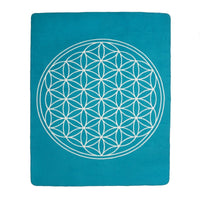 Yogadecke Blume des Lebens – 100 % Baumwolle, regional gefertigt — Ansicht 6