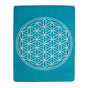 Yogadecke Blume des Lebens – 100 % Baumwolle, regional gefertigt