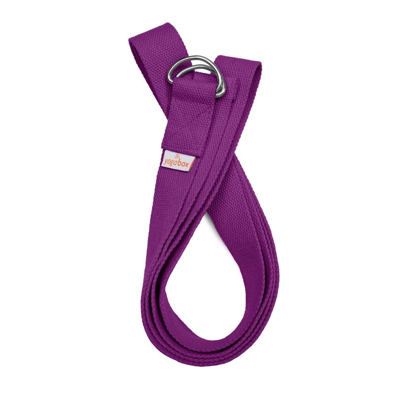 Yogagurt BASIC mit D-Ringen – 100% Baumwolle, wählbar 2,0 m / 2,5 m / 3,0 m — Ansicht 4