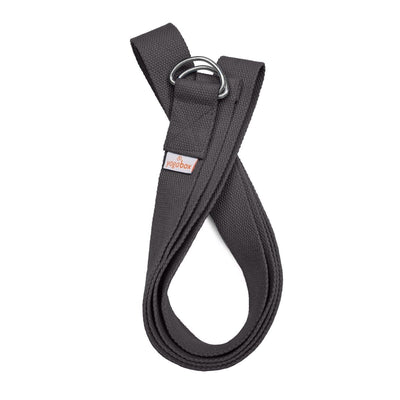 Yogagurt BASIC mit D-Ringen – 100% Baumwolle, wählbar 2,0 m / 2,5 m / 3,0 m