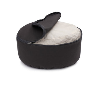 Glückssitz® Classic D – 100 % Baumwolle | Regional gefertigt | Ergonomisches Meditationskissen