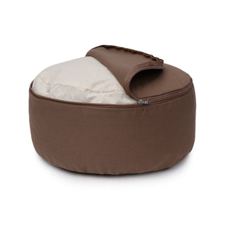 Glückssitz® Classic D – 100 % Baumwolle | Regional gefertigt | Ergonomisches Meditationskissen