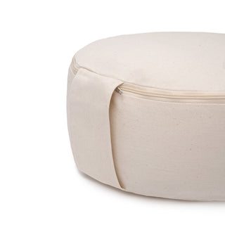 Glückssitz® Classic D – 100 % Baumwolle | Regional gefertigt | Ergonomisches Meditationskissen