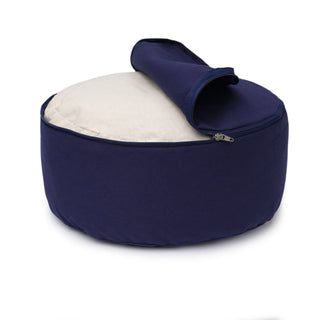 Glückssitz® Classic D – 100 % Baumwolle | Regional gefertigt | Ergonomisches Meditationskissen