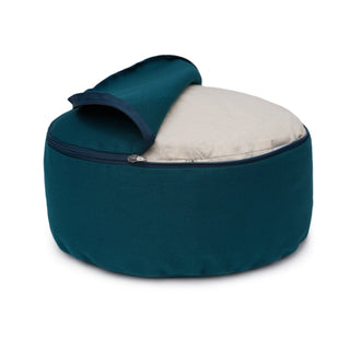 Glückssitz® Classic D – 100 % Baumwolle | Regional gefertigt | Ergonomisches Meditationskissen