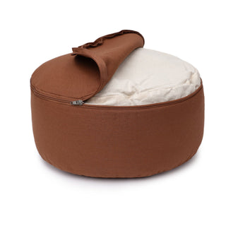 Glückssitz® Classic D – 100 % Baumwolle | Regional gefertigt | Ergonomisches Meditationskissen