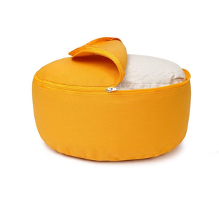 Glückssitz® Classic D – 100 % Baumwolle | Regional gefertigt | Ergonomisches Meditationskissen