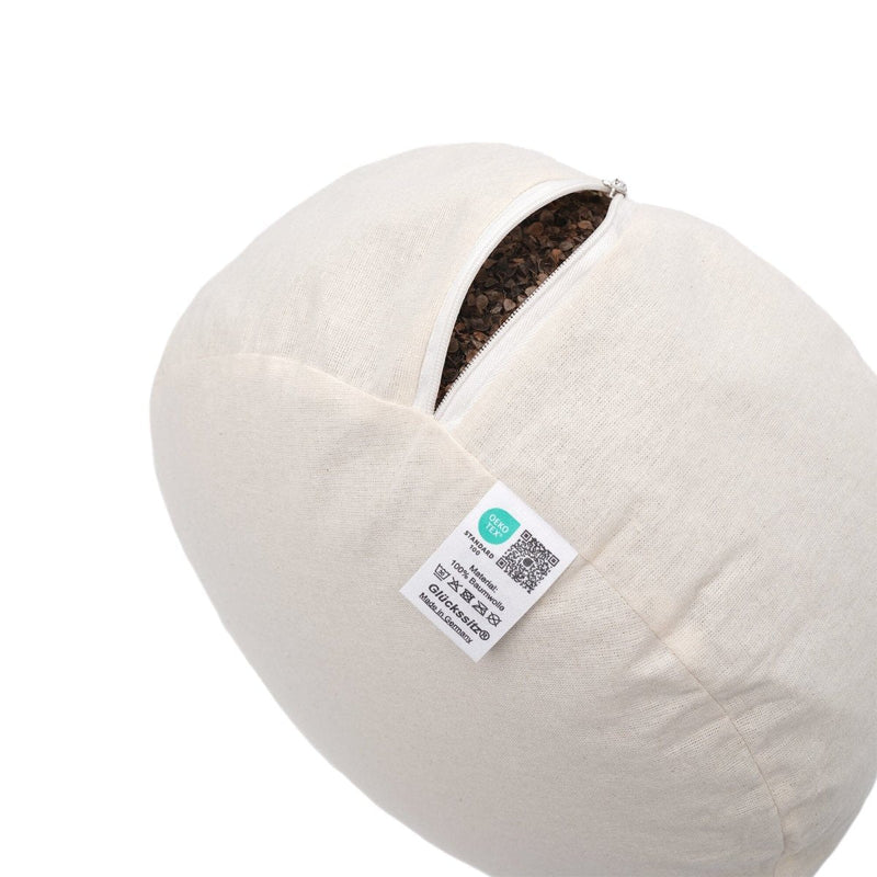 Glückssitz® Classic D Meditationskissen – 100 % Baumwolle, handgefertigt — Ansicht 50