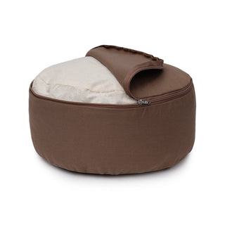 Glückssitz® Classic D – 100 % Baumwolle | Regional gefertigt | Ergonomisches Meditationskissen