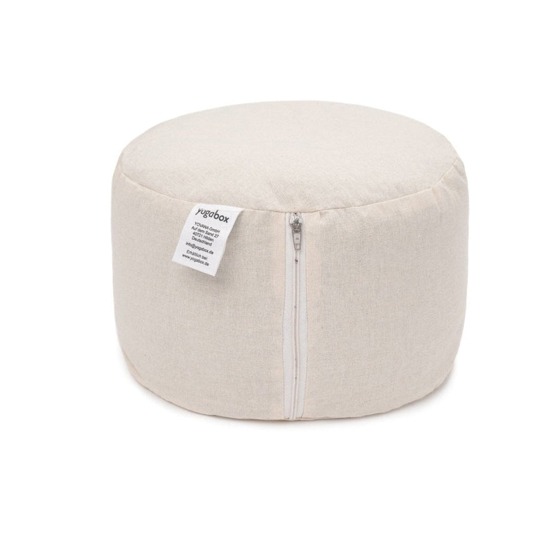 Glückssitz® Classic Small D Meditation Cushion – 100% Cotton, Buckwheat Hulls, Handmade — Ansicht 49