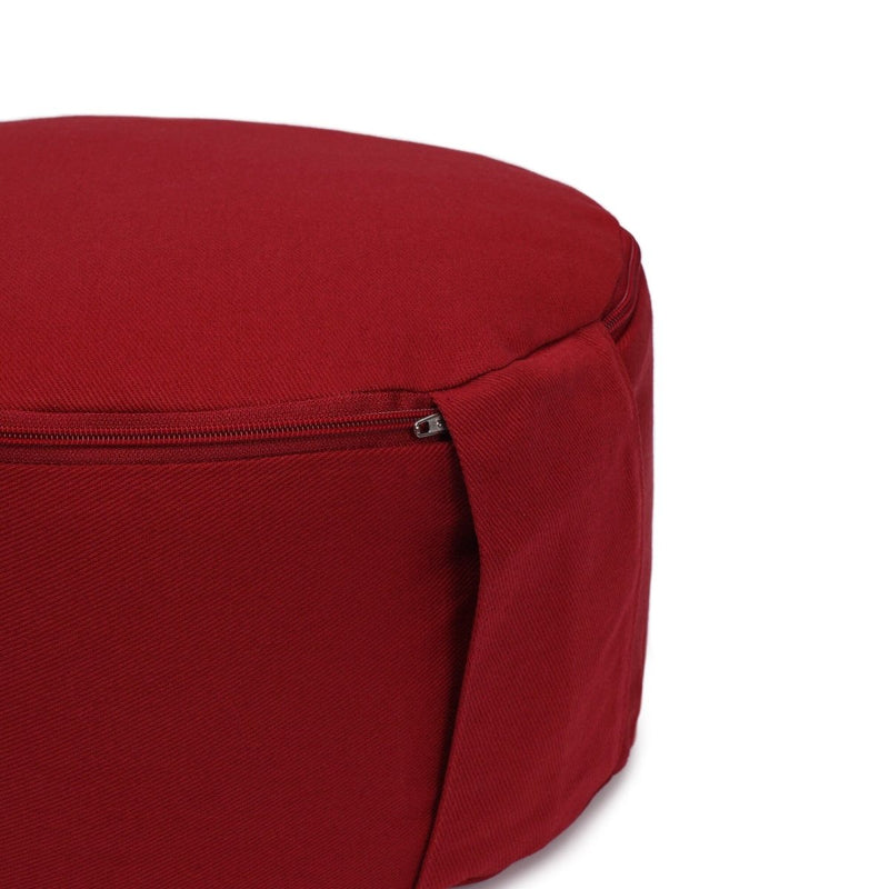 Glückssitz® Classic Small D Meditation Cushion – 100% Cotton, Buckwheat Hulls, Handmade — Ansicht 23