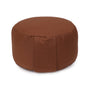 Glückssitz® Classic Small D Meditation Cushion – 100% Cotton, Buckwheat Hulls, Handmade