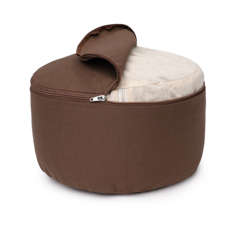 Glückssitz® Classic Small D Meditation Cushion – 100% Cotton, Buckwheat Hulls, Handmade — Ansicht 20