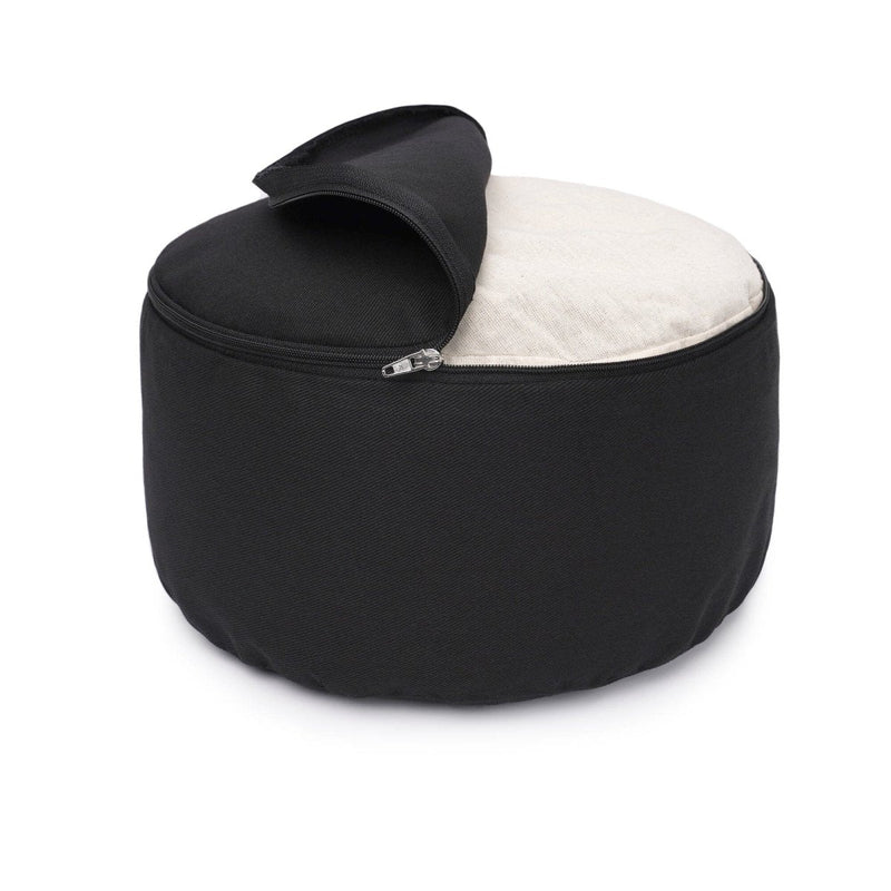 Glückssitz® Classic Small D Meditation Cushion – 100% Cotton, Buckwheat Hulls, Handmade — Ansicht 32