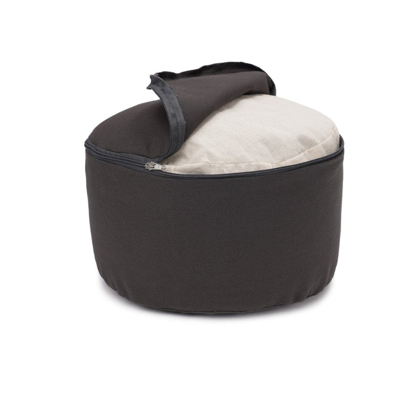 Glückssitz® Classic Small D Meditation Cushion – 100% Cotton, Buckwheat Hulls, Handmade — Ansicht 4