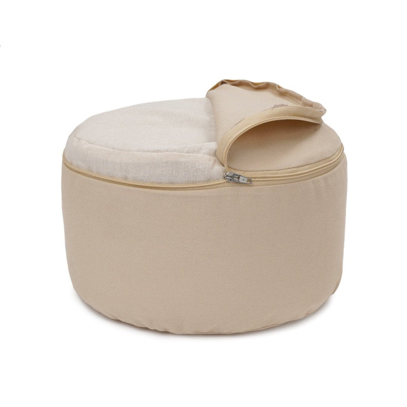 Glückssitz® Classic Small D Meditation Cushion – 100% Cotton, Buckwheat Hulls, Handmade — Ansicht 8