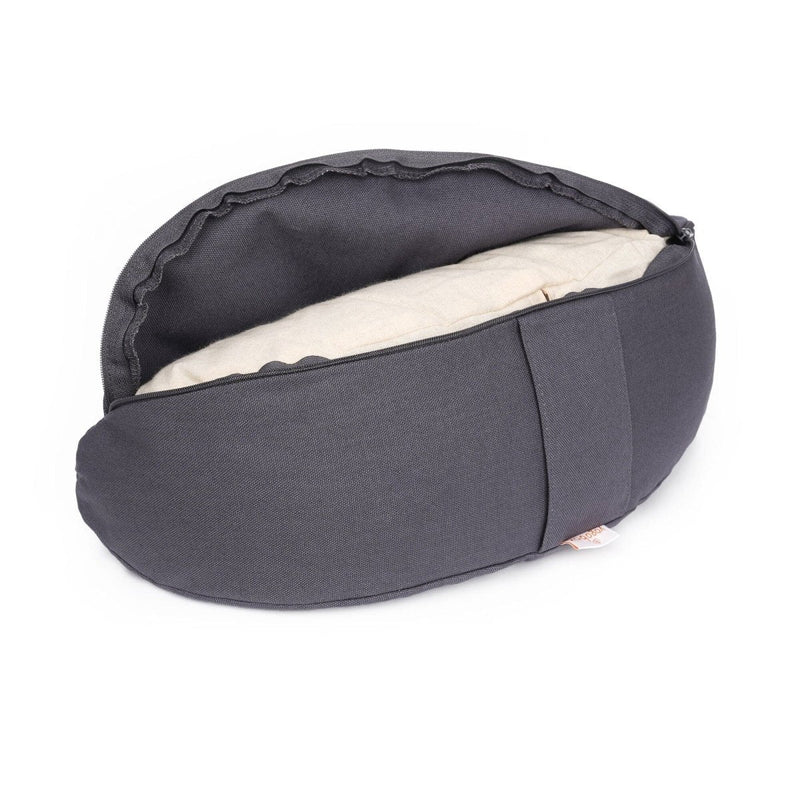 Yogakissen Halbmond BASIC – Buchweizenschalen, Baumwolle — Ansicht 14