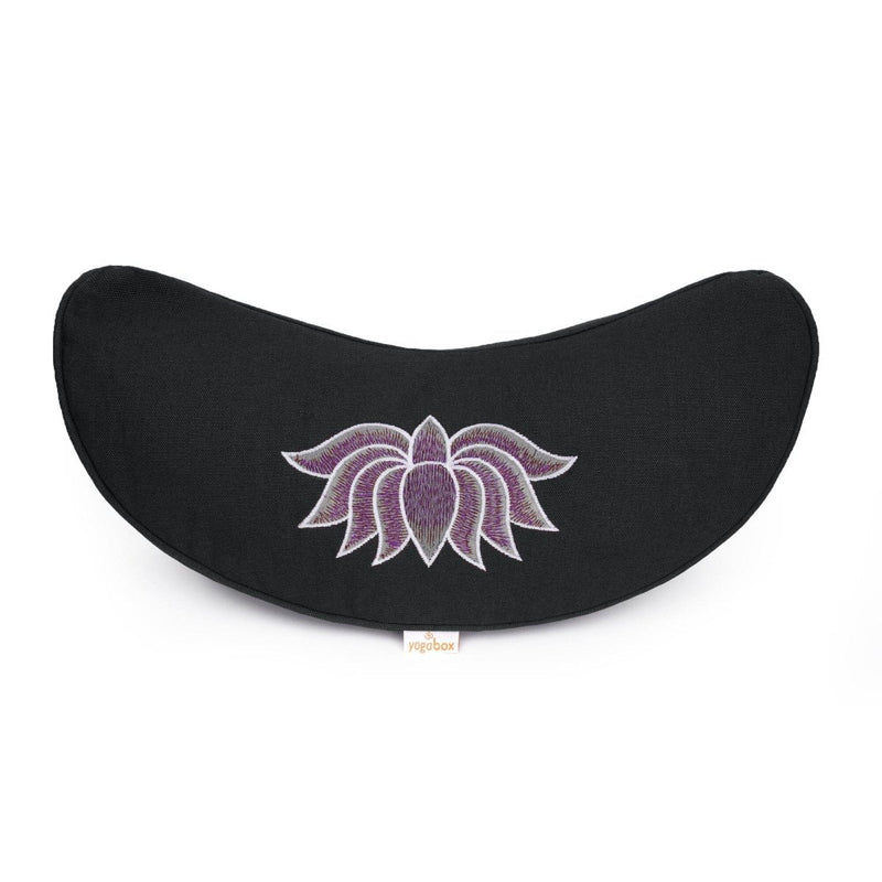 Yoga Cushion Half Moon BASIC Lotus Embroidery Multicolor – Meditation Cushion — Ansicht 11
